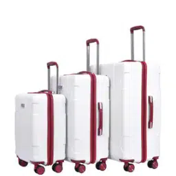 luggero Men Set of 3 Striped Large Trolley Bags-picture-25