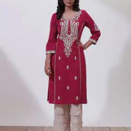 lakshita Women Embroidered Straight Kurta -picture-20