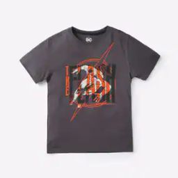 Flash Print Round-Neck T-Shirt-54