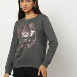 Typographic Print Round-Neck Sweatshirt-picture-52