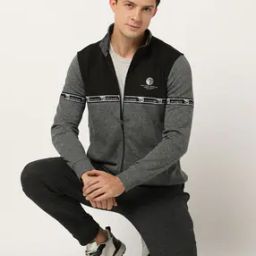 Regular Fit Zip-Front Sweatshirt-image-65