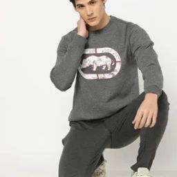 Crew-Neck Logo Print Sweatshirt-image-32