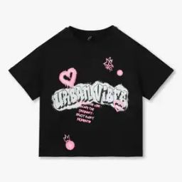 Girls Graphic Print Crew-Neck T-Shirt-picture-38