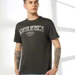 Men Santamonica Regular Fit Crew-Neck T-Shirt-image-34