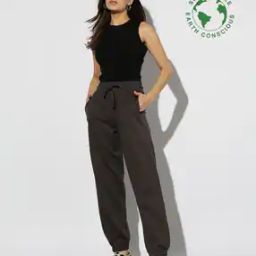 Women Organic Cotton Joggers with Insert Pockets-image-28