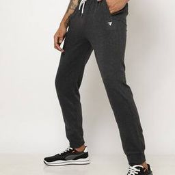 Men Heathered Joggers with Drawstring waist-image-58