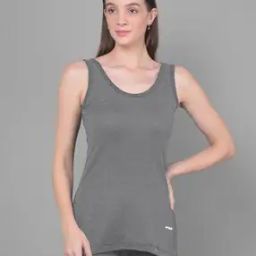 Women Ribbed Tailored Fit Thermal Vest-image-92