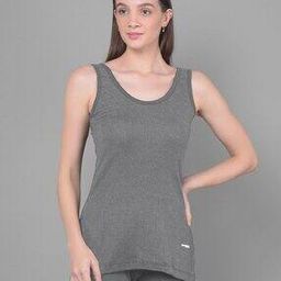 Women Ribbed Round-Neck Thermal Vest-image-35