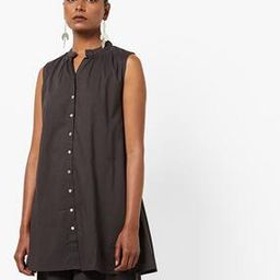 Sleeveless Straight Kurti with Embroidery-image-18