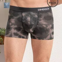 Pack of 2 Trunks with Elasticated Waistband-34