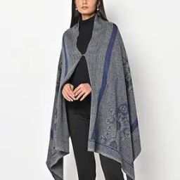 Heathered Poncho Shrug-48