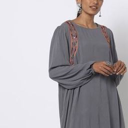 Embroidered Top with Puff Sleeves-picture-38