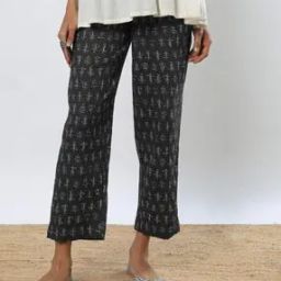 Printed Pants with Elasticated Waistband-picture-33