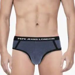 Heathered Panelled Briefs-image-4