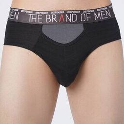 Men Pack of 2 Typographic Print Briefs-picture-1