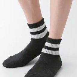 Right Angle Pile Short Socks-image-75