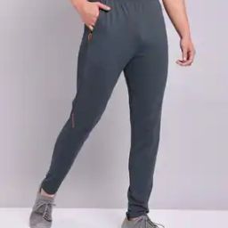 Men Mid-Rise Track Pants with Elasticated Drawstring Waist-image-32