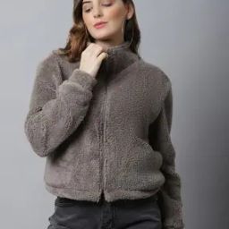 Zip-Front Casual Sweatshirt-image-14