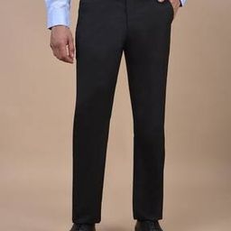 Men Flat Front Relaxed Fit Pant -image-63