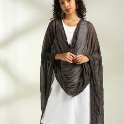 avaasa mixnmatch trends select Women Chiffon Dupatta with Tapping Border image 1