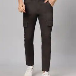 Slim Fit Flat-Front Cargo Pants-picture-18