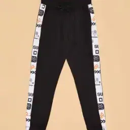 Boys Printed Mid-Rise Joggers-picture-7