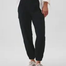 Women Relaxed Fit Cargo Joggers with Insert Pockets-image-16