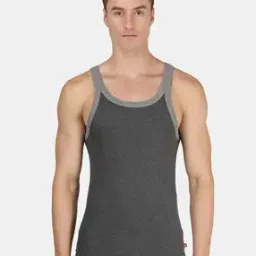 US27 Super Combed Cotton Rib Square Neckline Gym Vest-picture-37