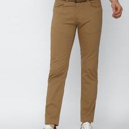 Men Slim Fit Flat-Front Chinos-image-73