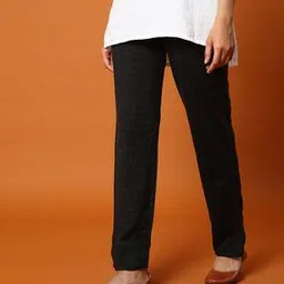 Pants with Semi-Elasticated Waistband-image-53