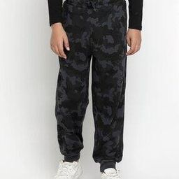Boys Camouflage Print Joggers-16