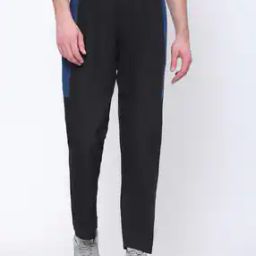 Men Fitted Track Pants with Elasticated Waistband-image-17