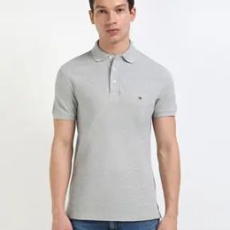 Men IM 1985 Heathered Slim Fit Polo T-Shirt-image-51