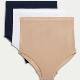 Women Pack of 3 Over Bump Maternity Briefs-10