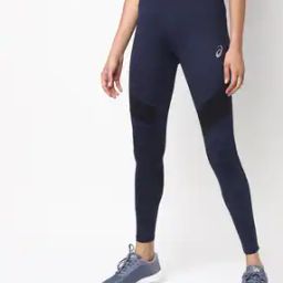 Panelled Ankle-Length Slim Fit Leggings-picture-53