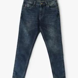 Boys Lightly Washed Skinny Fit Jeans-image-97