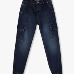 Boys Mid-Wash Jogger Fit Jeans-picture-16
