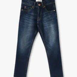 Boys Lightly Washed Slim Fit Jeans-image-59