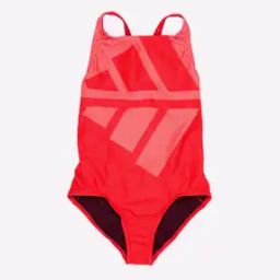 Brand Print Swimsuit with Cutout-picture-53