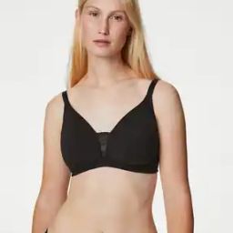 Women Pack of 3 Lace Non-Wired Full Cup T-Shirt Bras-image-7