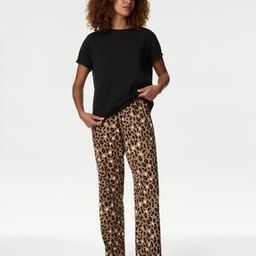marks & spencer Women Round-Neck T-Shirt & Pyjamas Set-picture-24