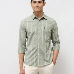 u.s. polo assn. Men Logo Embroidered Regular Fit Shirt-picture-0