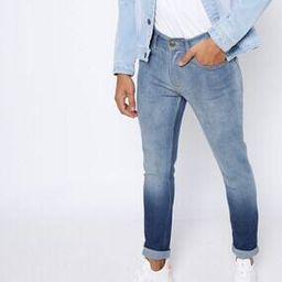 Dip-Dyed Slim Fit Jeans-image-42