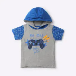 Printed Hooded T-Shirt-image-13