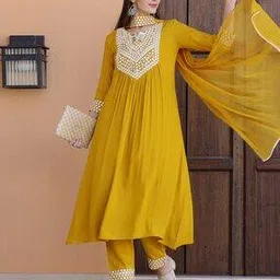 berrylicious Mirror Embroidered Kurta with Pant  Dupatta-picture-33