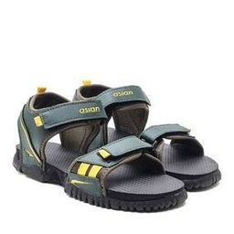 Men Double Strap Sandals with Velcro Fastening-image-79