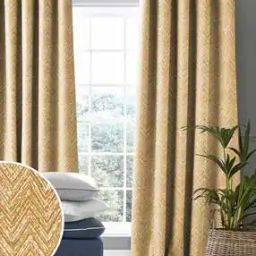 Set of 2 Chevron Blackout Door Curtains-image-88