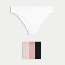 Pack of 4 Microfibre Brazilian Knickers-19