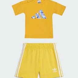 Boys Dino Print T-Shirt & Shorts Set-image-87