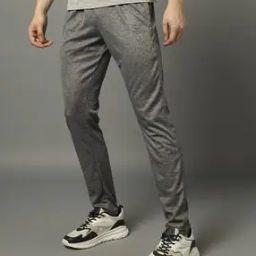 Men Slim Fit Straight Track Pants-31